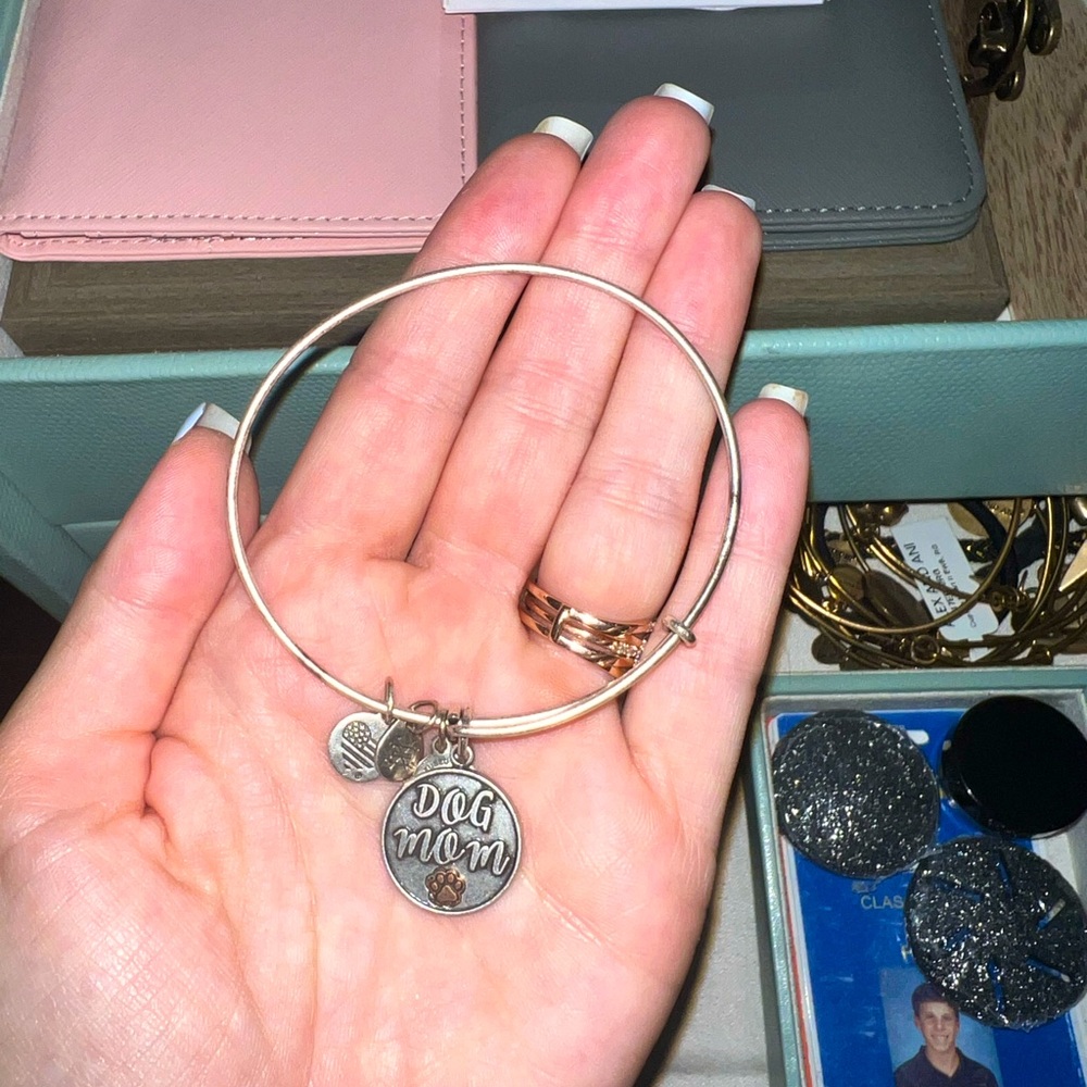 Dog mom, Alex and Ani bracelet